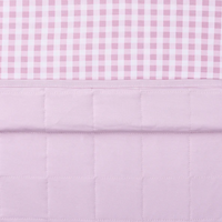 Baby Blanket in Gingham Thistle