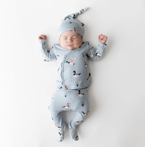 Take Me Home Set with Cap in Mallard Duck - Newborn