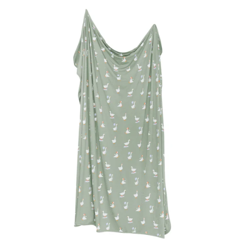 Swaddle Blanket in Silly Goose