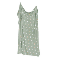 Swaddle Blanket in Silly Goose