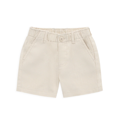 Brighton Linen/Cotton Short - Cassava