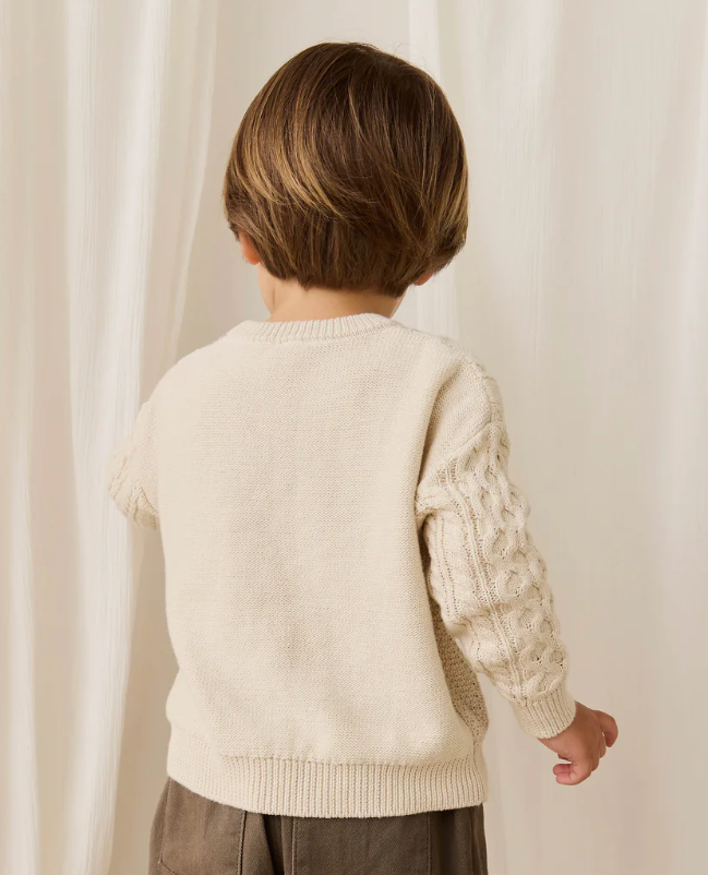 Sawyer Knit Jumper - Vanilla