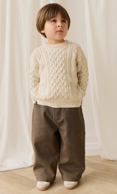 Sawyer Knit Jumper - Vanilla