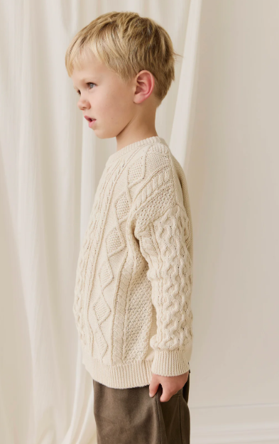 Sawyer Knit Jumper - Vanilla