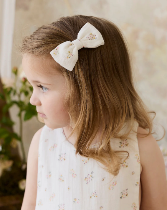 Organic Cotton Desiree Bow - Ayla Whisper