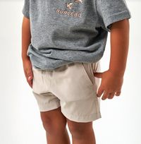 Burlebo Youth Everyday Short Light Khaki - into the wild pocket