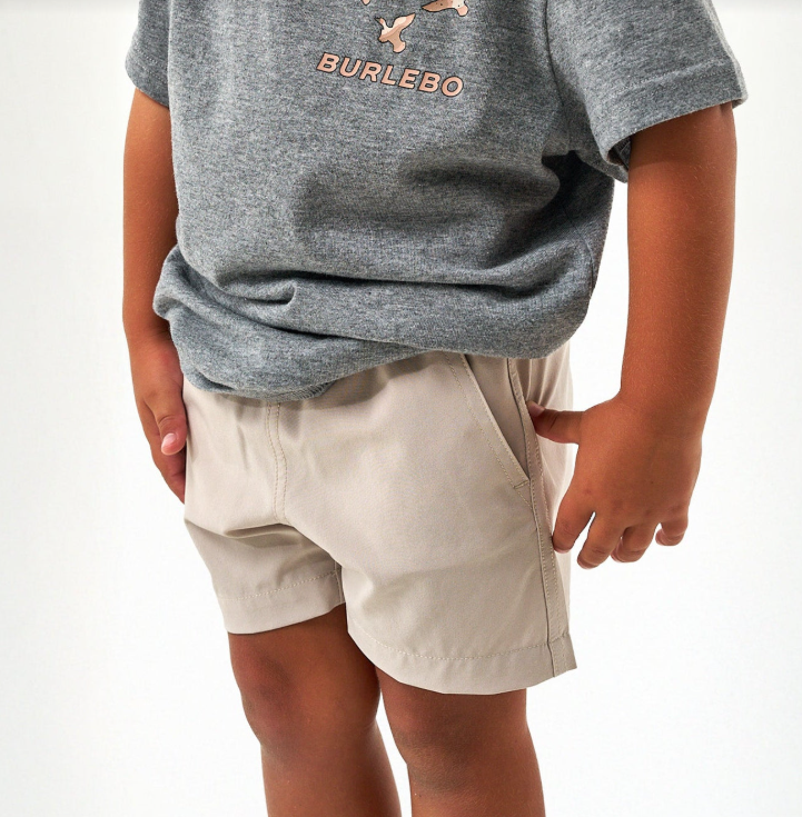 Burlebo Youth Everyday Short Light Khaki - into the wild pocket
