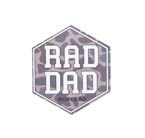 Rad Dad Classic Deer Camo Burlebo Sticker