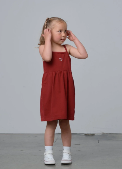 Jersey Tank Dress - Red
