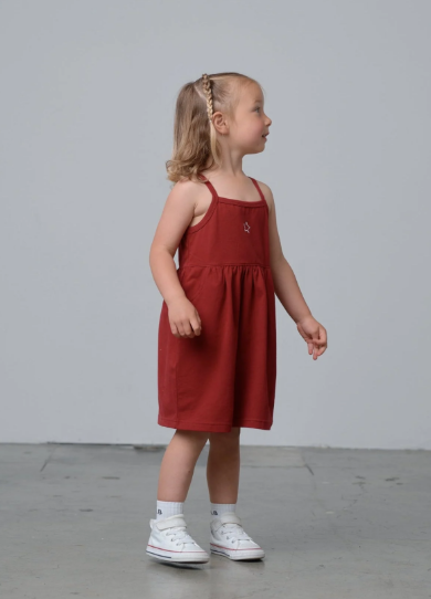 Jersey Tank Dress - Red