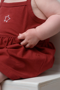 Jersey Tank Dress - Red