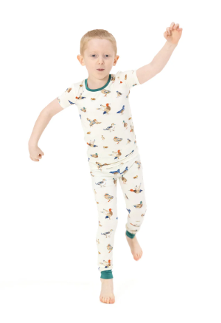 Ducks - Short Sleeve Loungewear Set
