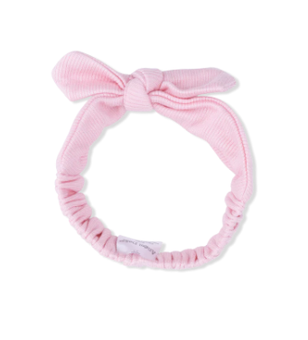 Solid Romance Rose Rib - Knot Headband