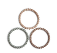 Pearl Teether Bracelet - Clary Sage/Tuscany/Desert Sand