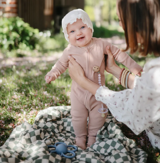 Pearl Teether Bracelet - Clary Sage/Tuscany/Desert Sand