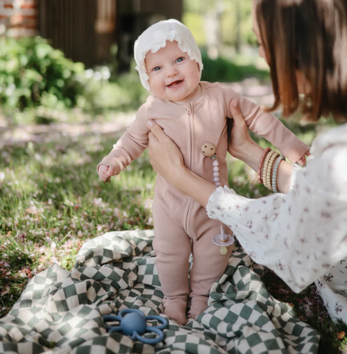 Pearl Teether Bracelet - Clary Sage/Tuscany/Desert Sand