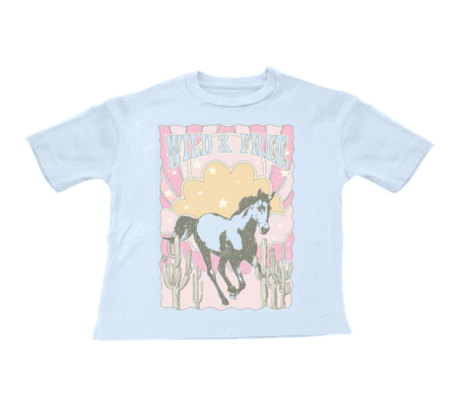 Wild & Free Cotton Jersey Girls Super Tee