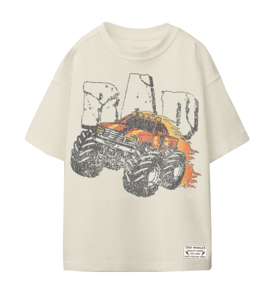 Big Truck Cotton Jersey Oversize Short Sleeve Tee