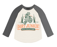 Dirt Junkie Cotton Jersey Raglan