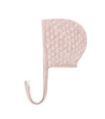 Knit Bonnet Dusty Rose Speckle