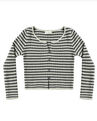Long Sleeve Knit Tee Midnight Stripe