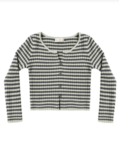 Long Sleeve Knit Tee Midnight Stripe