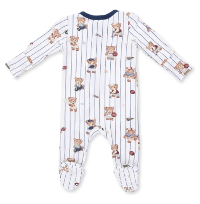 Mixed Sports Bears  2 Way Zipper Footie
