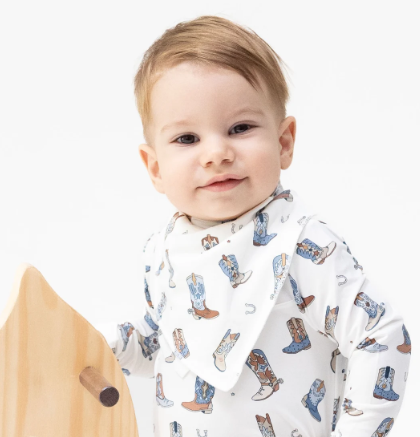 Buckaroo Boots  Bandana Bib