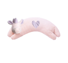 Pink Unicorn Curved Pillow