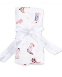Buckarette Boots  Swaddle Blanket