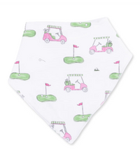 Golf Carts Pink  Bandana Bib