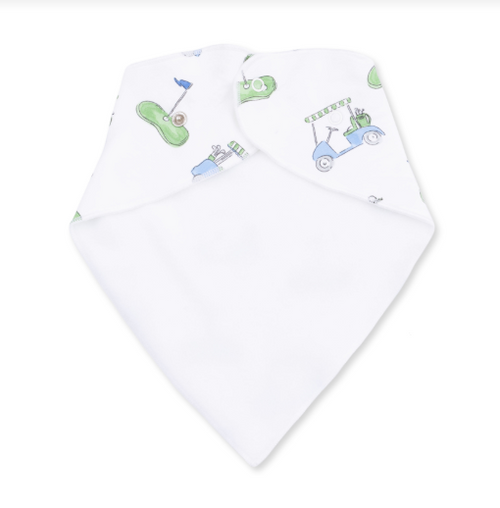 Golf Carts Blue - Bandana Bib