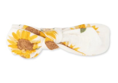 Baby Sunflower  Knot Headband