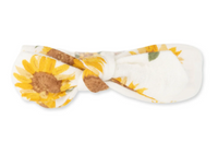 Baby Sunflower  Knot Headband