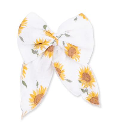 Baby Sunflower  Large Bow