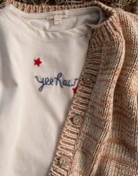 Embroidered Top in Yeehaw