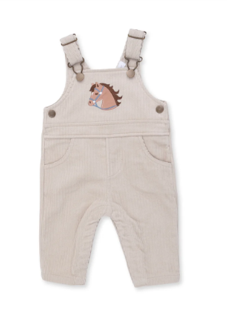 Peyote Corduroy - Uni Old School Overall With Horse Applique
