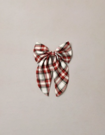 Everly Bow Holiday Tartan