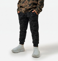 Youth Thermal Jogger - Black Camo