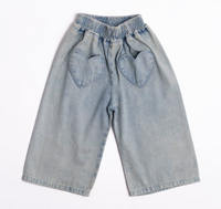 Heart Pocket Pant in Denim