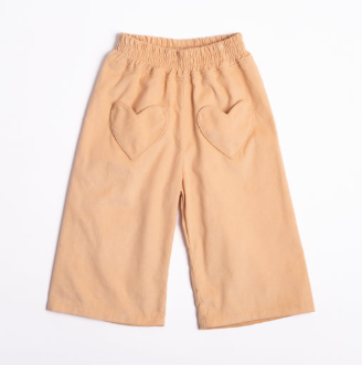 Heart Pocket Pant in Dusty Pink