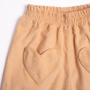 Heart Pocket Pant in Dusty Pink