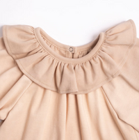 Ruffle Top in Dusty Pink