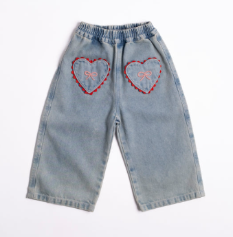 Wide-leg Pant in Denim Darling