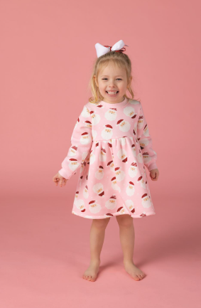 Santa Sweatshirt Dress