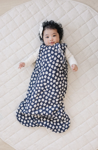 Navy Daisy Sleep Sack 6-12M