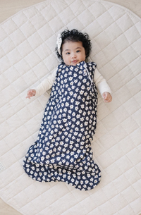 Navy Daisy Sleep Sack 6-12M