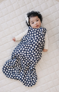 Navy Daisy Sleep Sack 6-12M