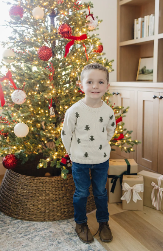 Pine Tree Knit Sweater