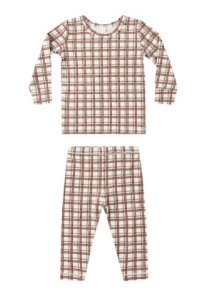 Bamboo Pajama Set Redwook Check